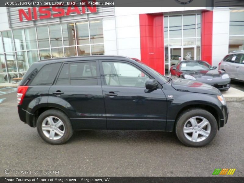 Black Pearl Metallic / Beige 2008 Suzuki Grand Vitara Luxury