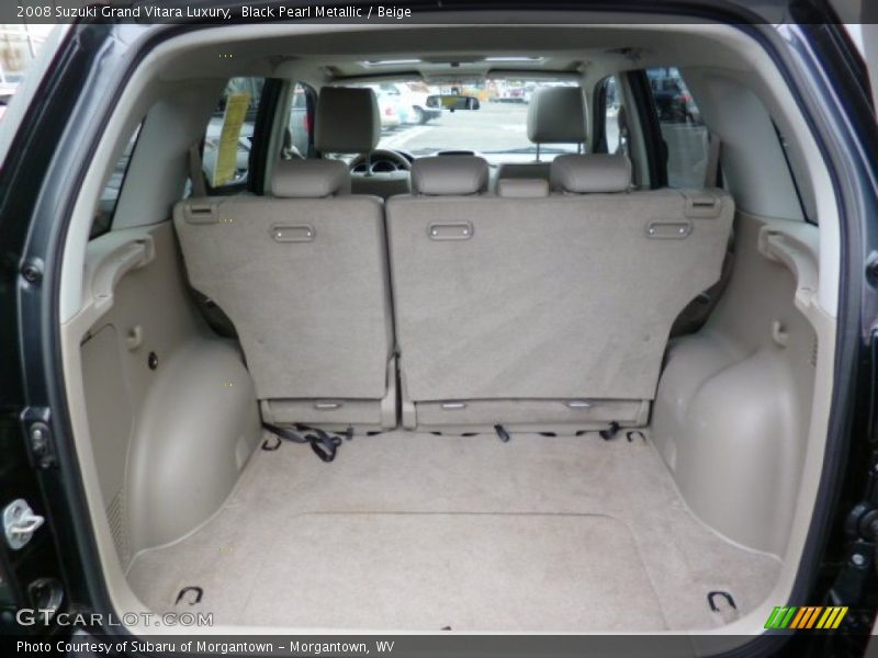 Black Pearl Metallic / Beige 2008 Suzuki Grand Vitara Luxury