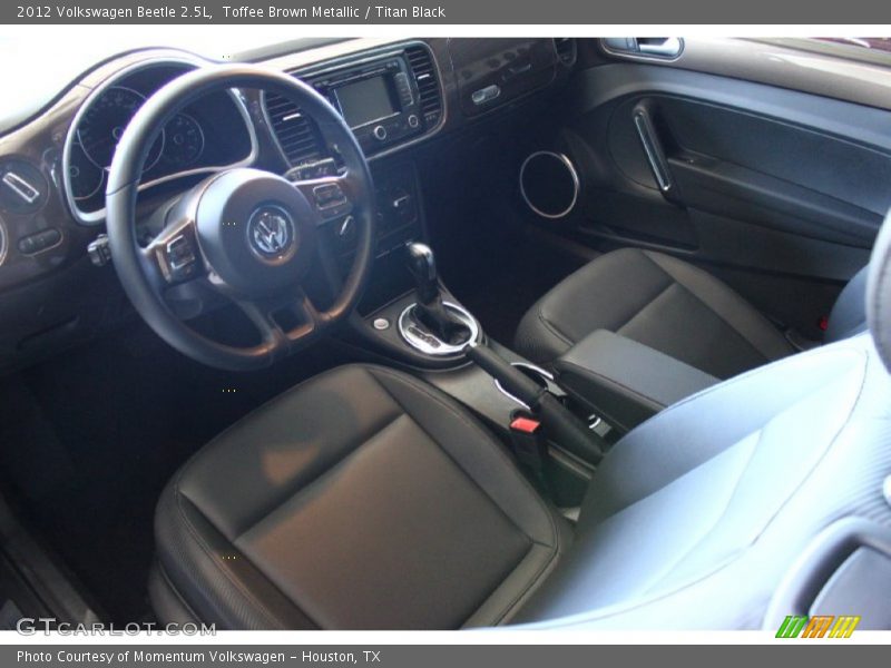 Toffee Brown Metallic / Titan Black 2012 Volkswagen Beetle 2.5L