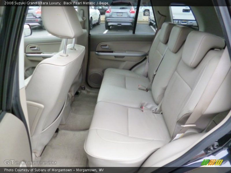 Black Pearl Metallic / Beige 2008 Suzuki Grand Vitara Luxury