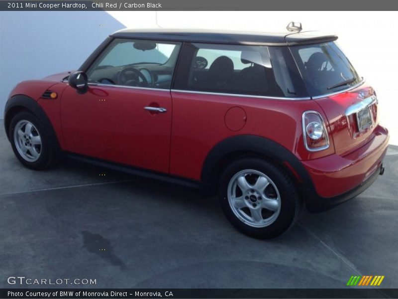 Chili Red / Carbon Black 2011 Mini Cooper Hardtop