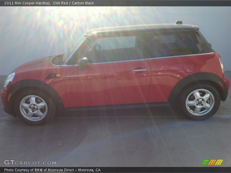 Chili Red / Carbon Black 2011 Mini Cooper Hardtop
