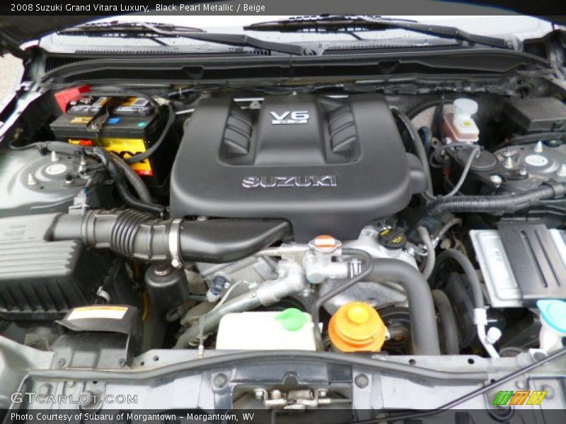 Black Pearl Metallic / Beige 2008 Suzuki Grand Vitara Luxury