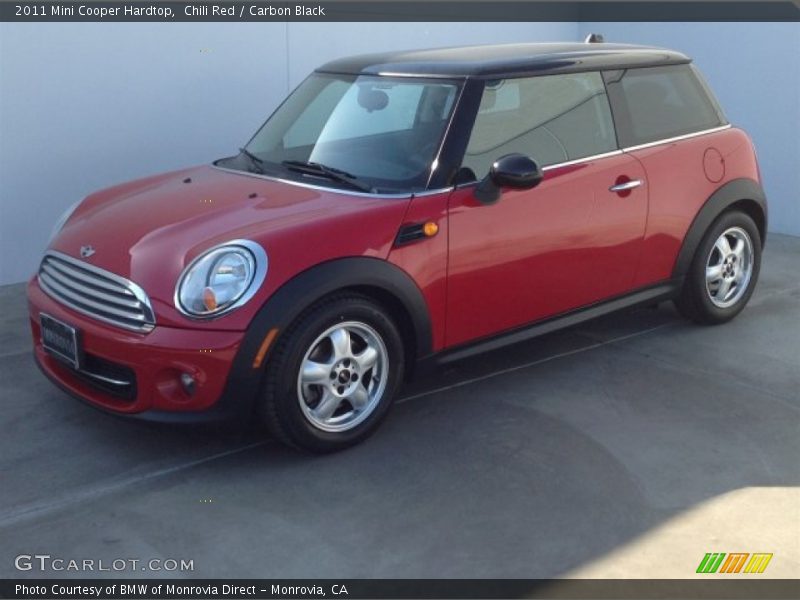 Chili Red / Carbon Black 2011 Mini Cooper Hardtop