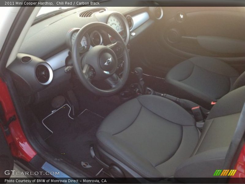 Chili Red / Carbon Black 2011 Mini Cooper Hardtop
