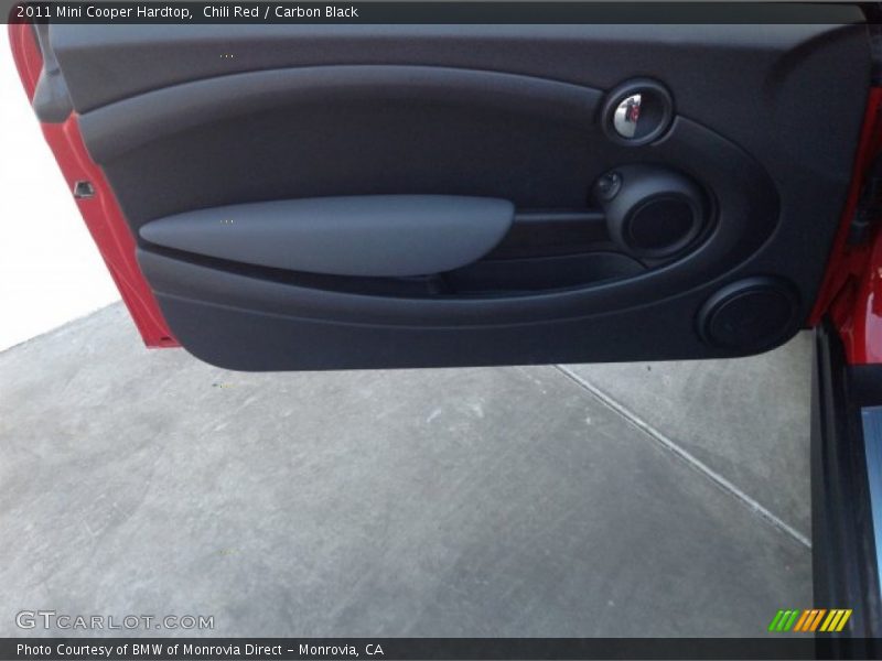 Chili Red / Carbon Black 2011 Mini Cooper Hardtop