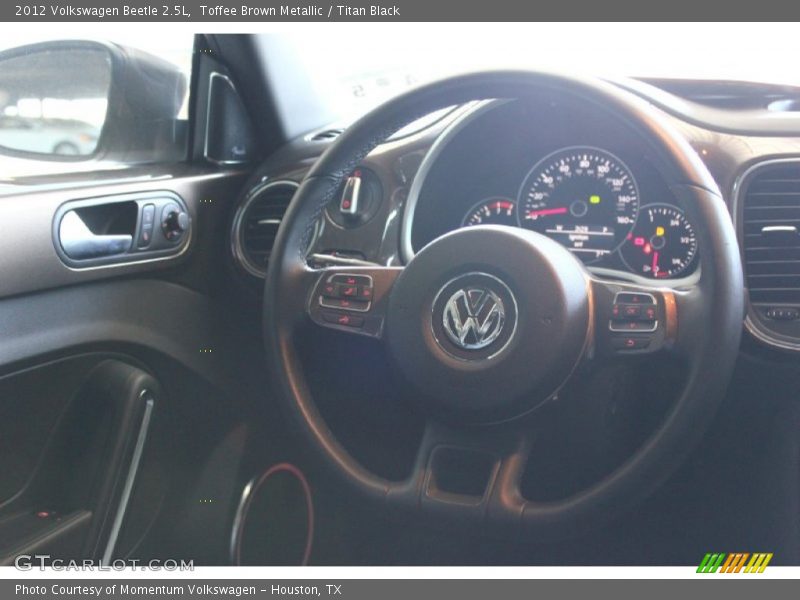Toffee Brown Metallic / Titan Black 2012 Volkswagen Beetle 2.5L