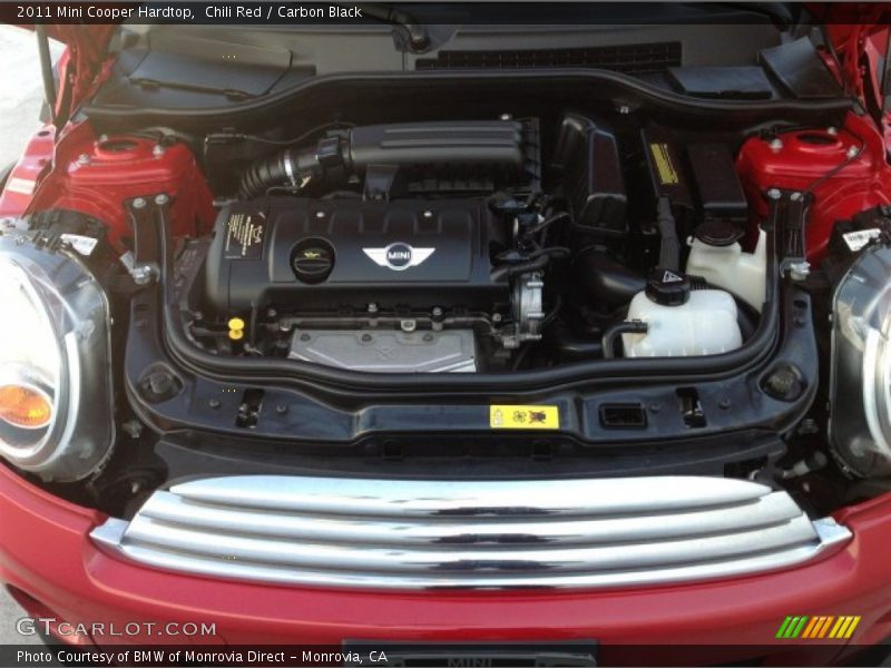 Chili Red / Carbon Black 2011 Mini Cooper Hardtop
