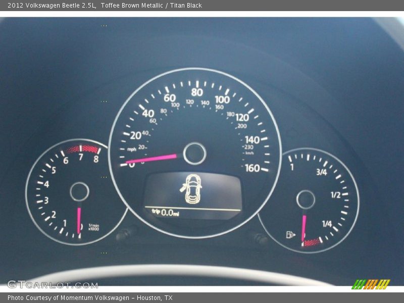 Toffee Brown Metallic / Titan Black 2012 Volkswagen Beetle 2.5L