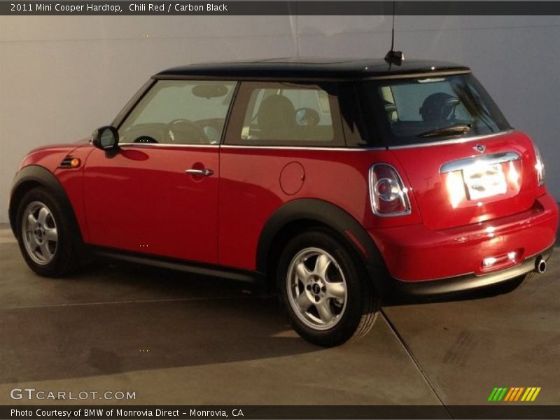 Chili Red / Carbon Black 2011 Mini Cooper Hardtop