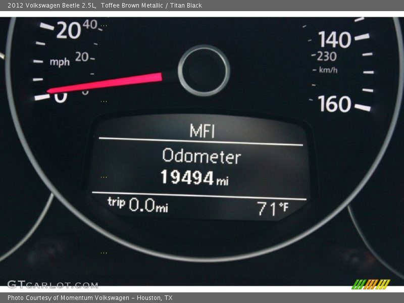 Toffee Brown Metallic / Titan Black 2012 Volkswagen Beetle 2.5L