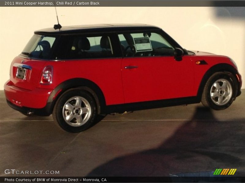 Chili Red / Carbon Black 2011 Mini Cooper Hardtop