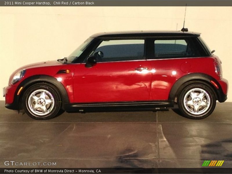 Chili Red / Carbon Black 2011 Mini Cooper Hardtop