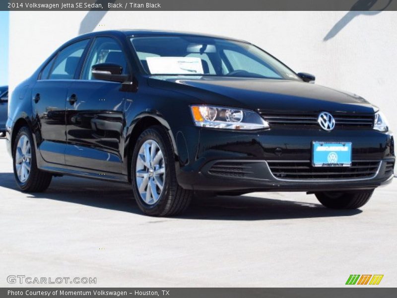 Black / Titan Black 2014 Volkswagen Jetta SE Sedan