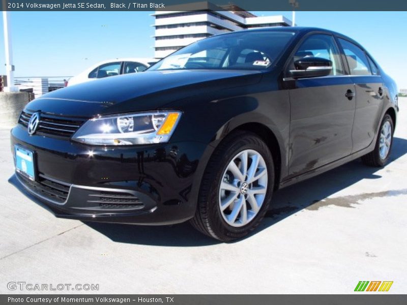 Black / Titan Black 2014 Volkswagen Jetta SE Sedan