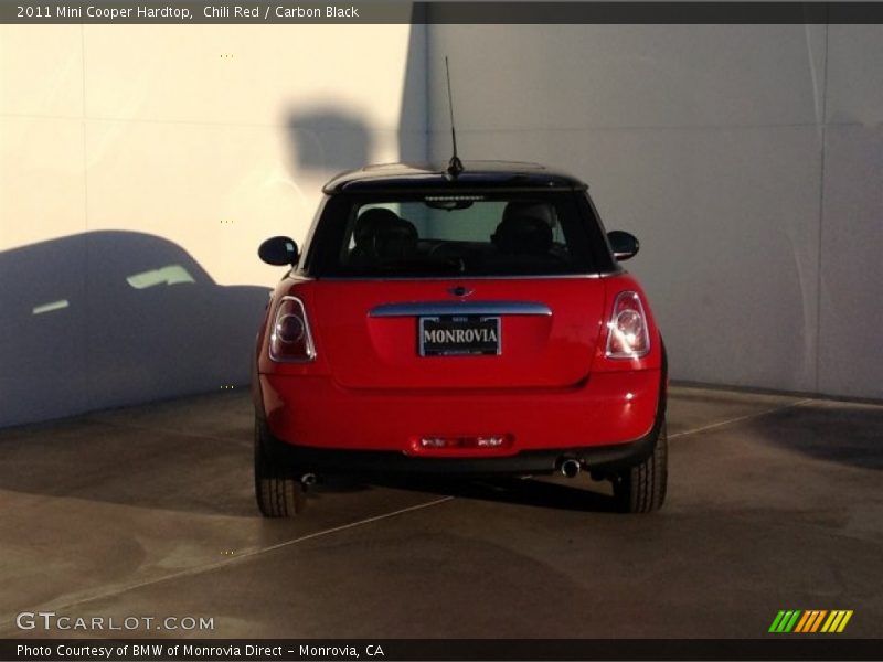 Chili Red / Carbon Black 2011 Mini Cooper Hardtop