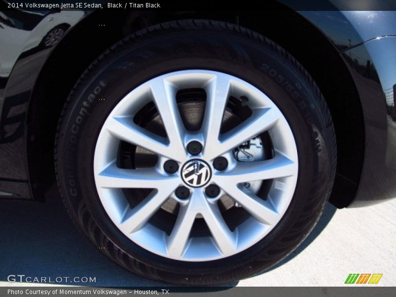 Black / Titan Black 2014 Volkswagen Jetta SE Sedan
