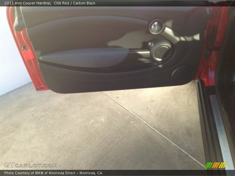 Chili Red / Carbon Black 2011 Mini Cooper Hardtop