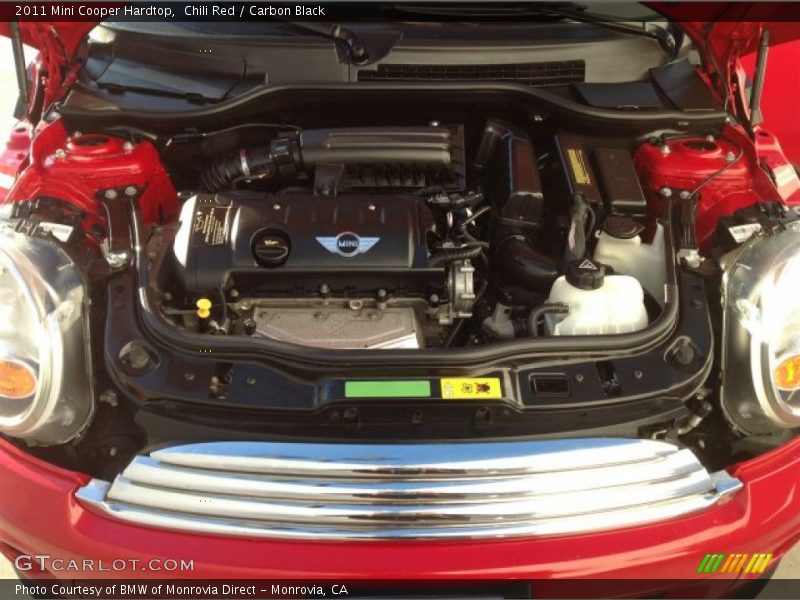 Chili Red / Carbon Black 2011 Mini Cooper Hardtop