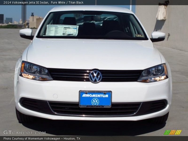 Pure White / Titan Black 2014 Volkswagen Jetta SE Sedan