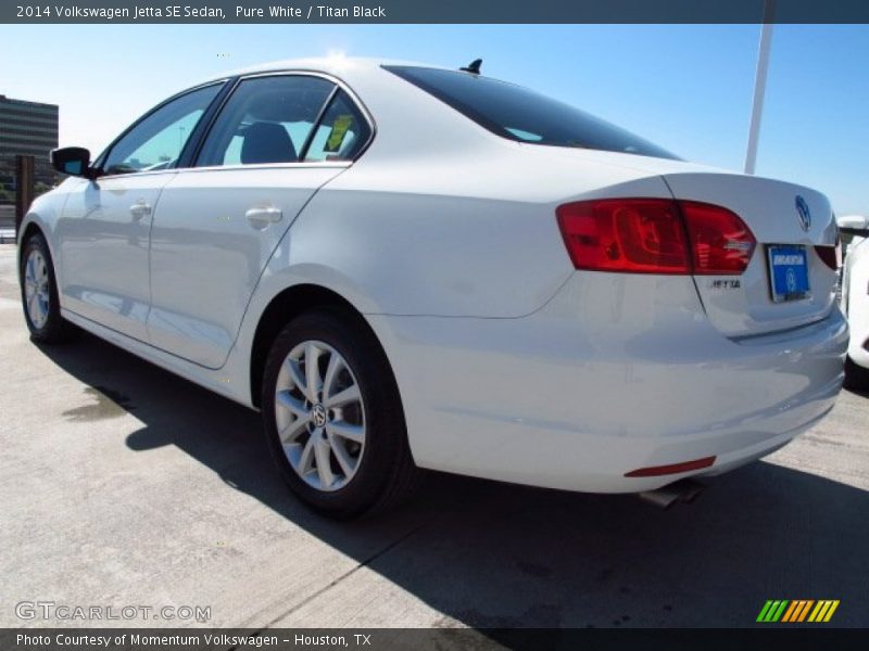 Pure White / Titan Black 2014 Volkswagen Jetta SE Sedan