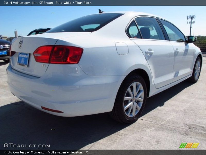Pure White / Titan Black 2014 Volkswagen Jetta SE Sedan