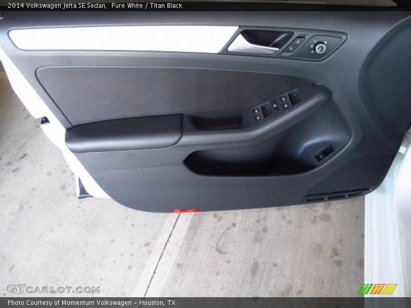 Pure White / Titan Black 2014 Volkswagen Jetta SE Sedan