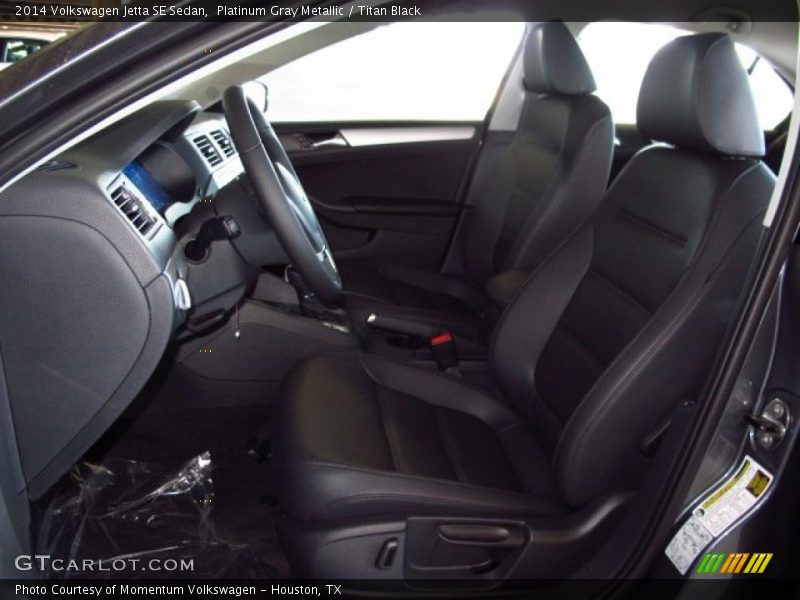 Platinum Gray Metallic / Titan Black 2014 Volkswagen Jetta SE Sedan