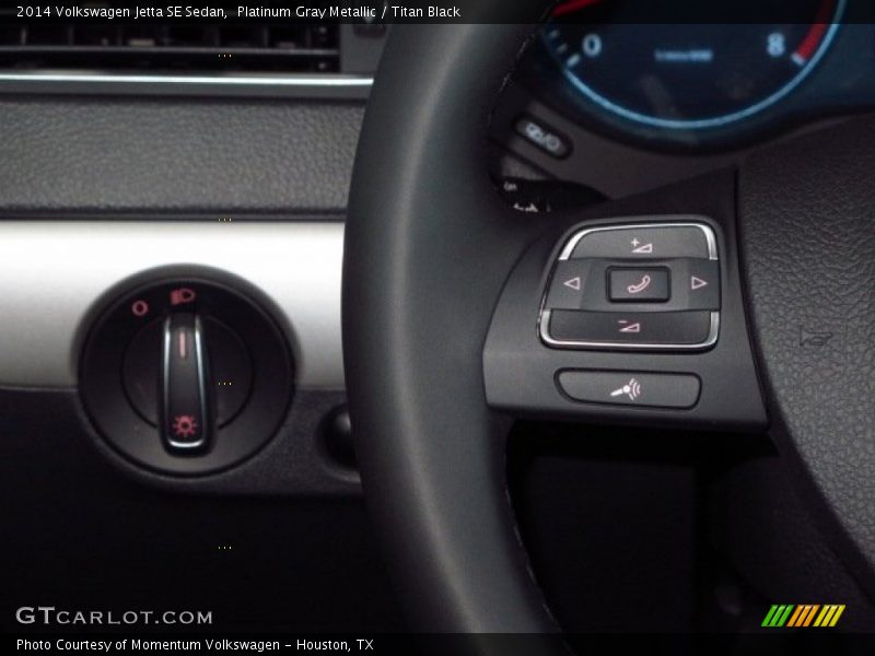 Platinum Gray Metallic / Titan Black 2014 Volkswagen Jetta SE Sedan