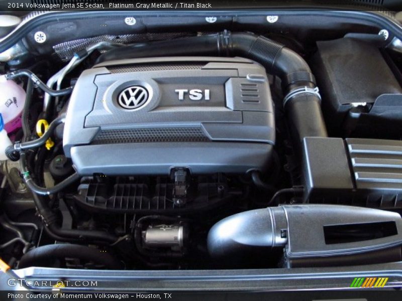 Platinum Gray Metallic / Titan Black 2014 Volkswagen Jetta SE Sedan