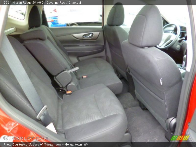 Cayenne Red / Charcoal 2014 Nissan Rogue SV AWD