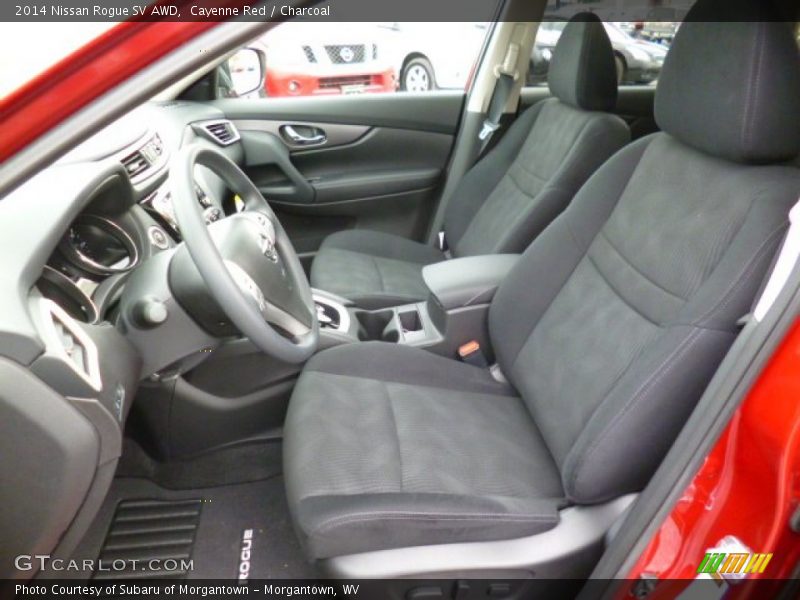 Cayenne Red / Charcoal 2014 Nissan Rogue SV AWD