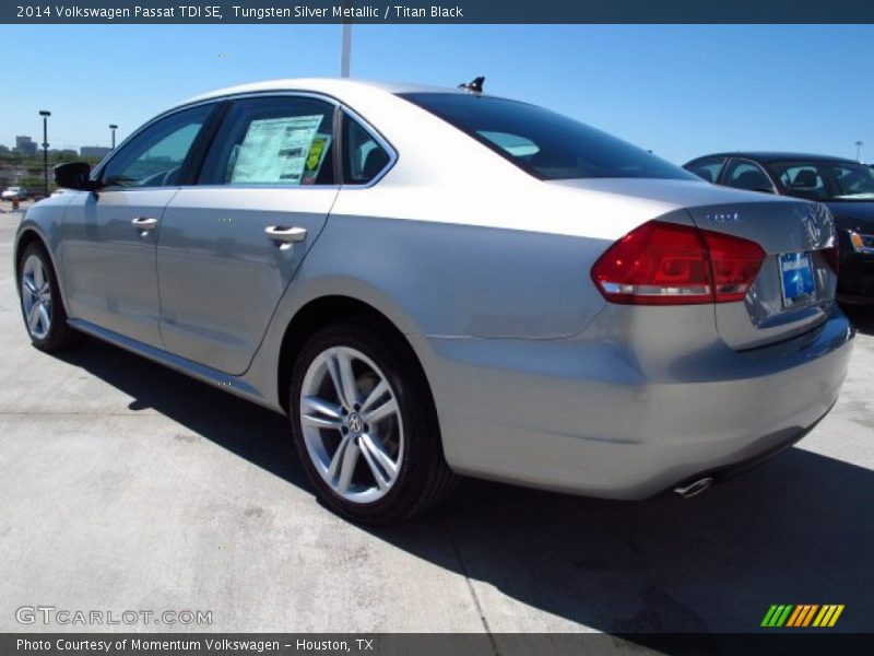 Tungsten Silver Metallic / Titan Black 2014 Volkswagen Passat TDI SE