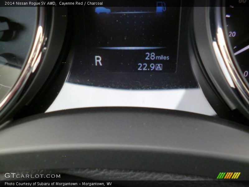 Cayenne Red / Charcoal 2014 Nissan Rogue SV AWD