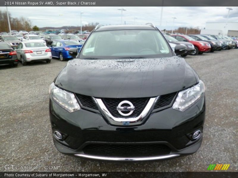 Super Black / Charcoal 2014 Nissan Rogue SV AWD