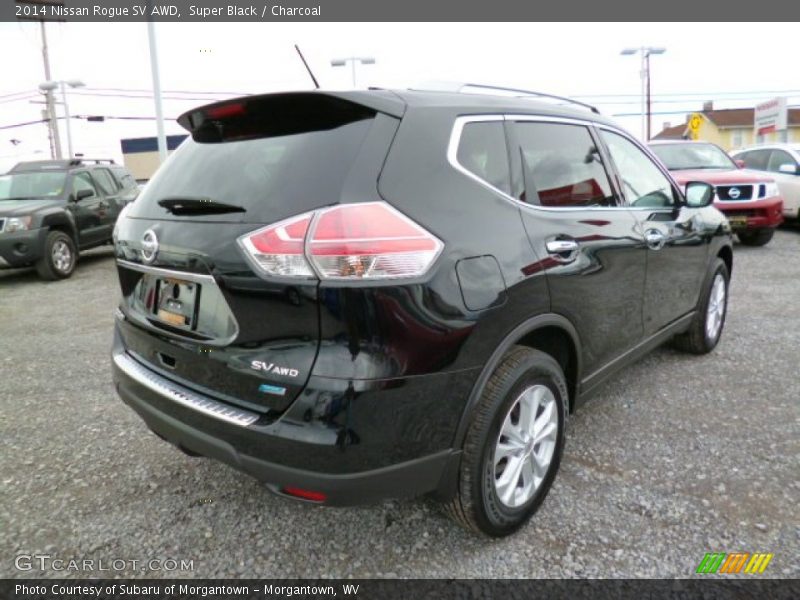 Super Black / Charcoal 2014 Nissan Rogue SV AWD
