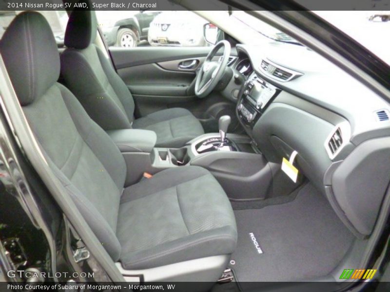 Super Black / Charcoal 2014 Nissan Rogue SV AWD