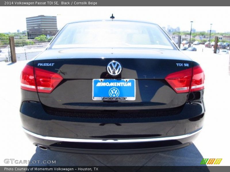 Black / Cornsilk Beige 2014 Volkswagen Passat TDI SE