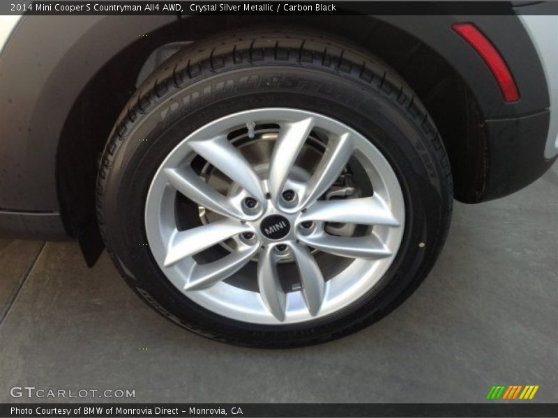 Crystal Silver Metallic / Carbon Black 2014 Mini Cooper S Countryman All4 AWD