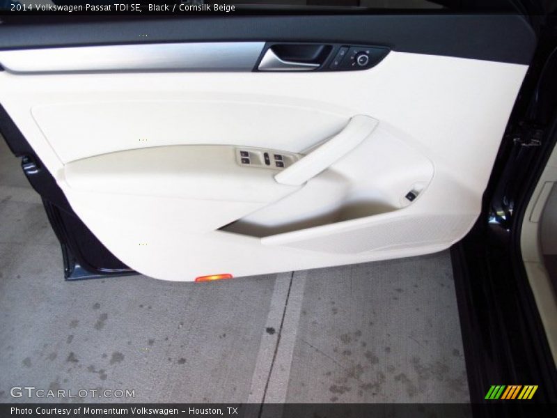 Black / Cornsilk Beige 2014 Volkswagen Passat TDI SE