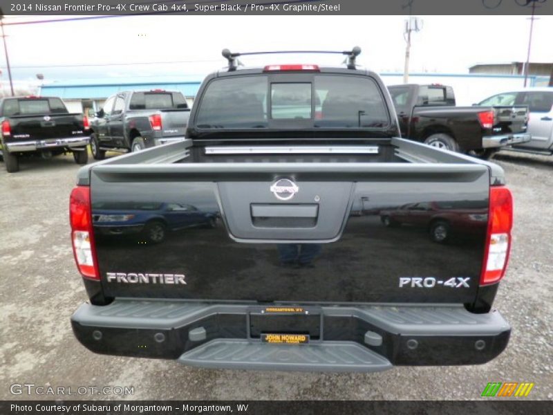 Super Black / Pro-4X Graphite/Steel 2014 Nissan Frontier Pro-4X Crew Cab 4x4