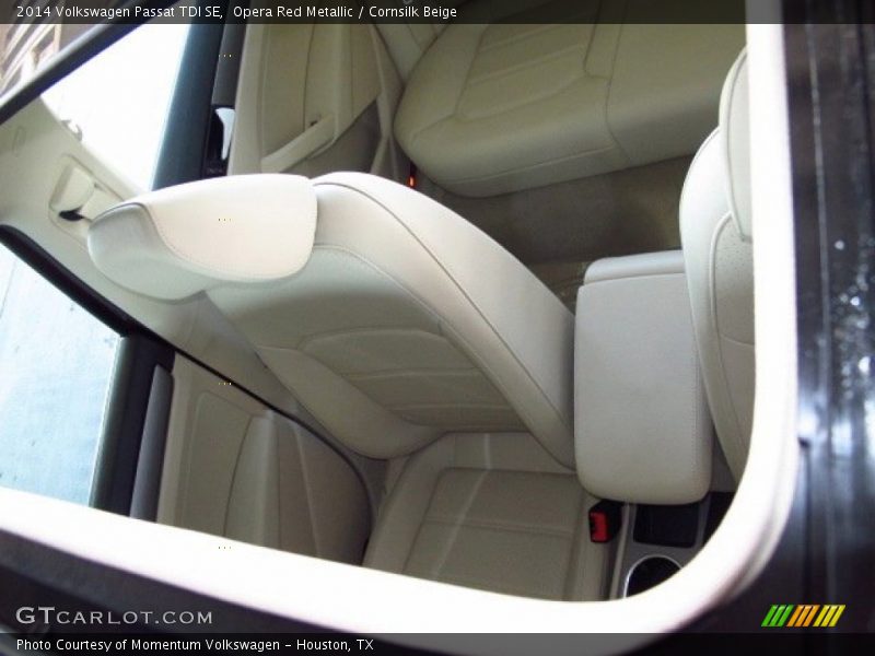 Opera Red Metallic / Cornsilk Beige 2014 Volkswagen Passat TDI SE