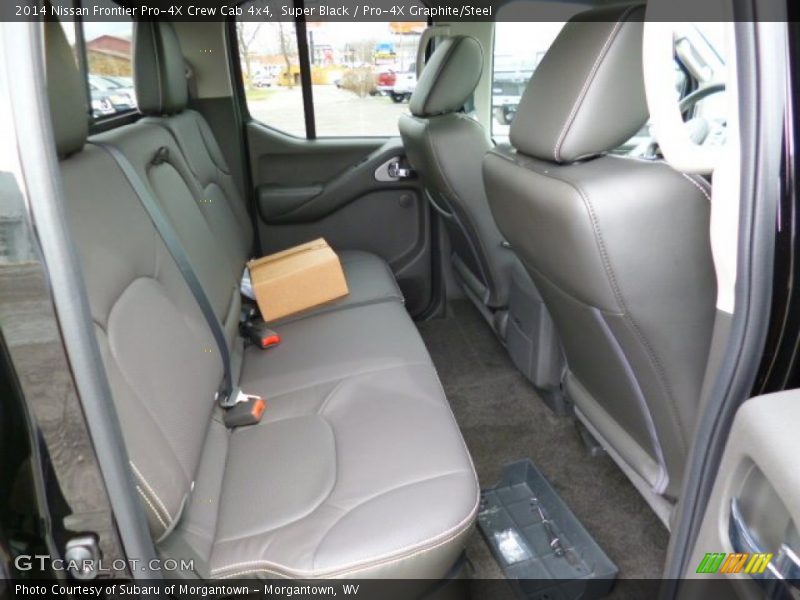 Rear Seat of 2014 Frontier Pro-4X Crew Cab 4x4