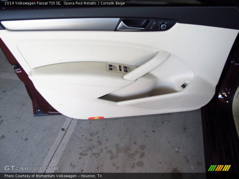 Opera Red Metallic / Cornsilk Beige 2014 Volkswagen Passat TDI SE