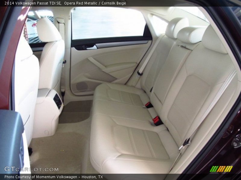Opera Red Metallic / Cornsilk Beige 2014 Volkswagen Passat TDI SE