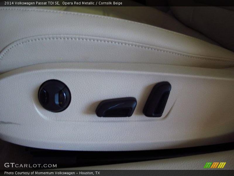 Opera Red Metallic / Cornsilk Beige 2014 Volkswagen Passat TDI SE