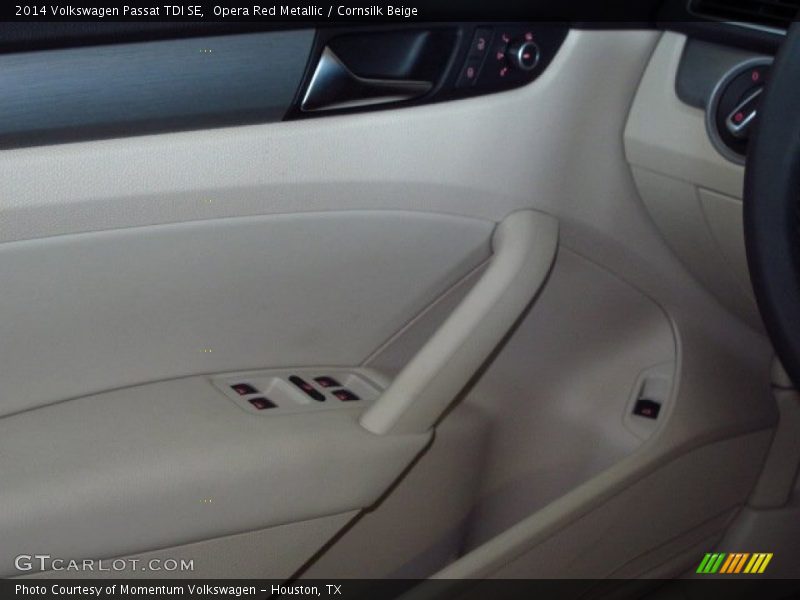 Opera Red Metallic / Cornsilk Beige 2014 Volkswagen Passat TDI SE