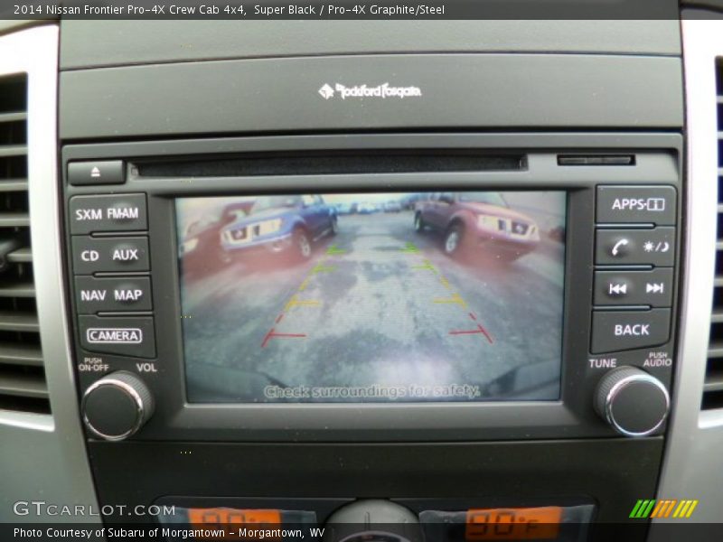 Controls of 2014 Frontier Pro-4X Crew Cab 4x4