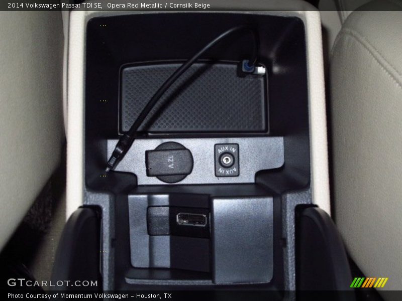 Opera Red Metallic / Cornsilk Beige 2014 Volkswagen Passat TDI SE
