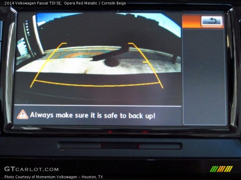 Opera Red Metallic / Cornsilk Beige 2014 Volkswagen Passat TDI SE